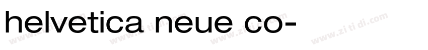 helvetica neue co字体转换